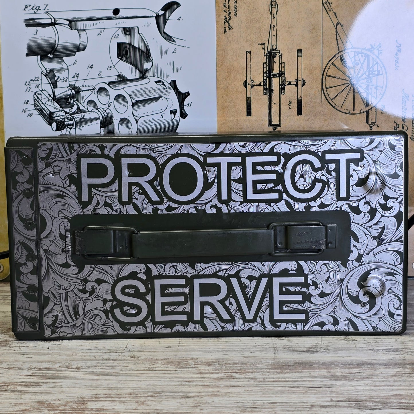 Police and Law enforcement engraved Ammo Can