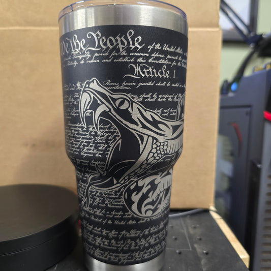 30oz Dont Tread On Me Tumbler