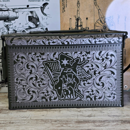 Police and Law enforcement engraved Ammo Can