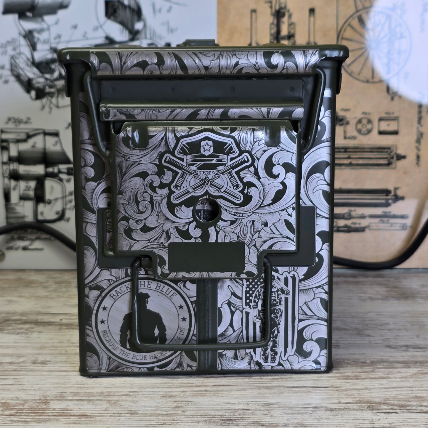Police and Law enforcement engraved Ammo Can