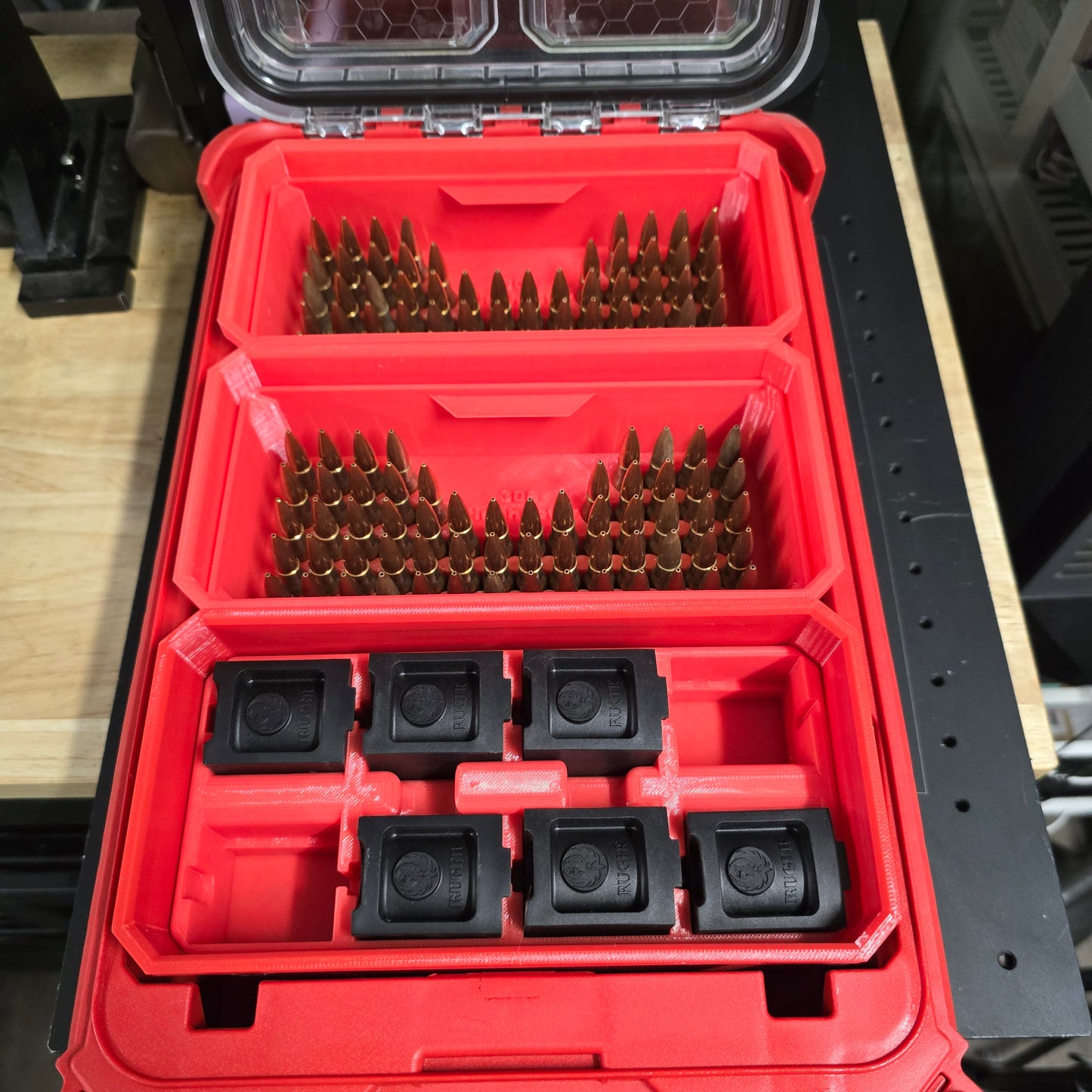 Packout Bullet Inserts for Milwaukee 48-22-8435 box - BUILD YOUR OWN RIFLE CASE