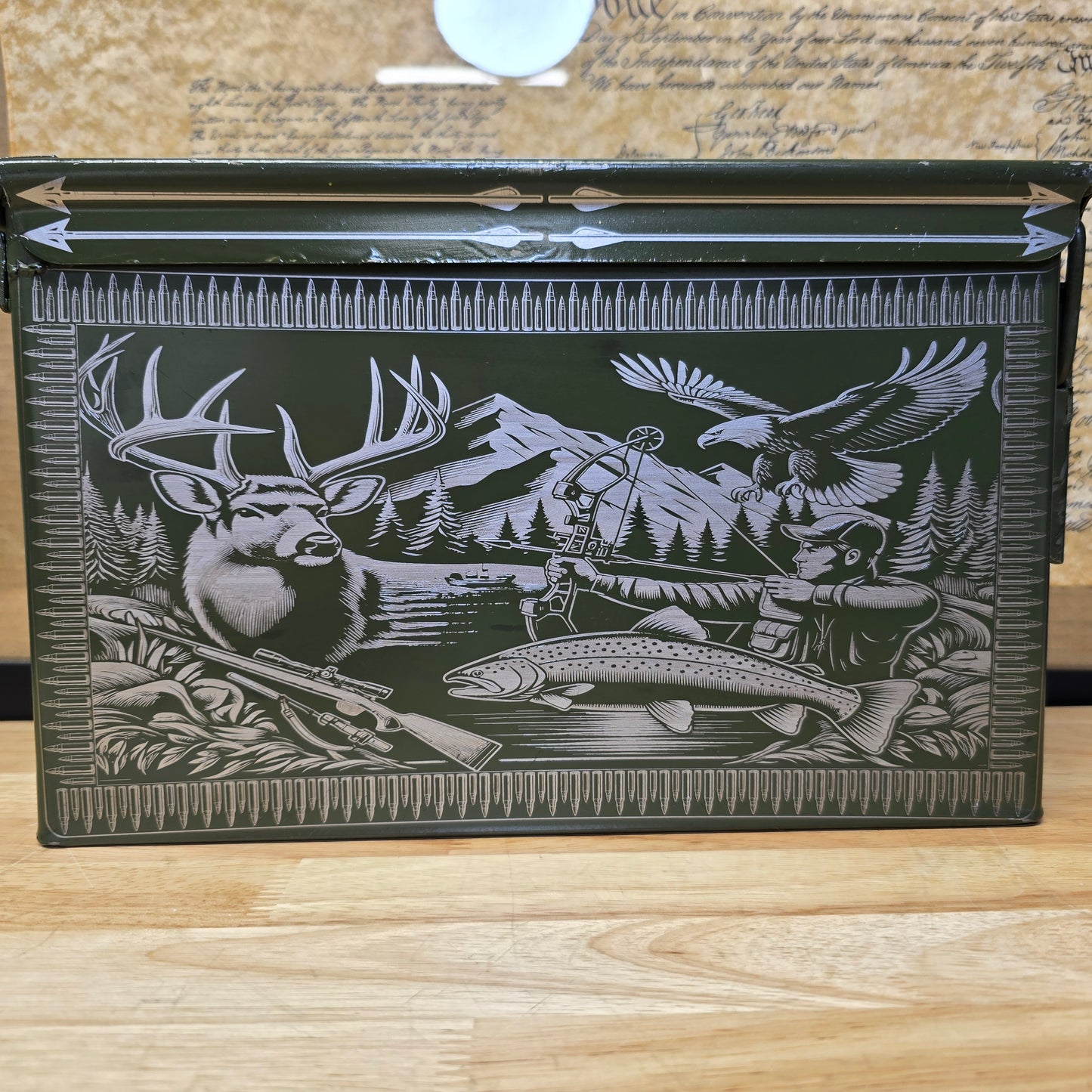 Hunting Theme Ammo Can