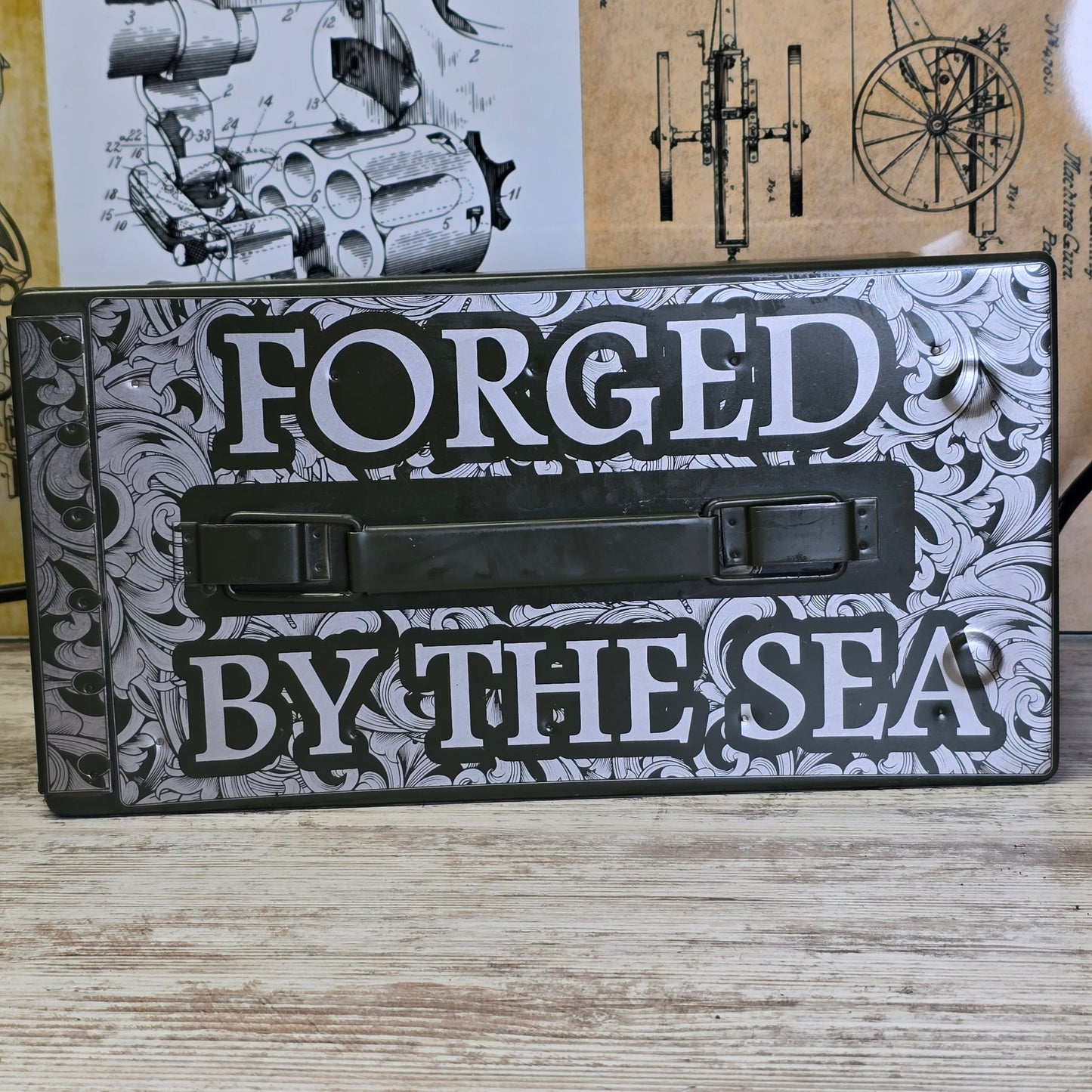 United States Navy engraved Ammo Can