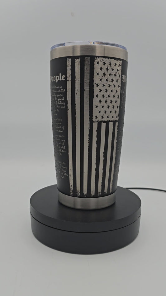 20oz We The People tumbler