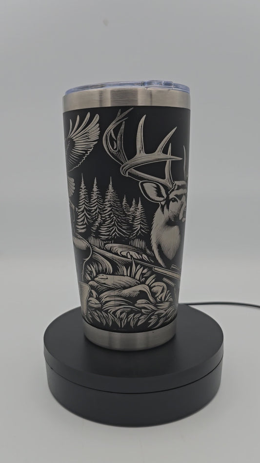20oz Hunting theme tumbler