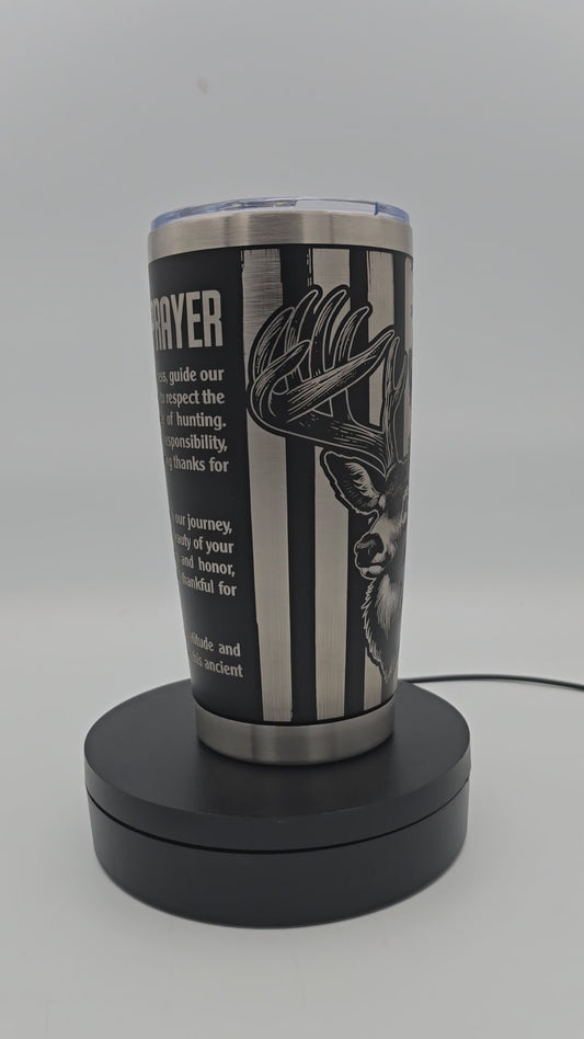 20oz Hunter's Prayer tumbler