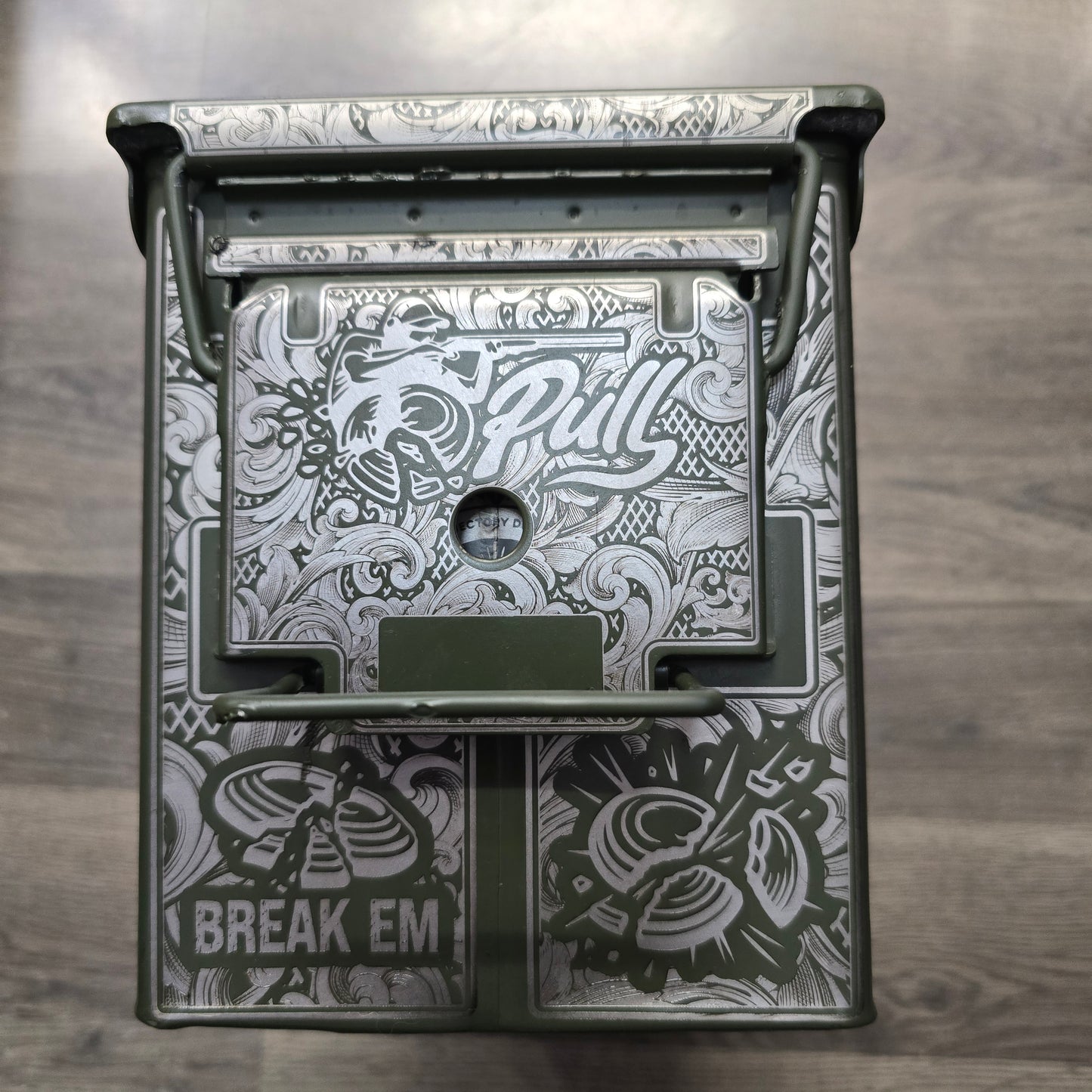 Trap Shooting Engraved Ammo Can