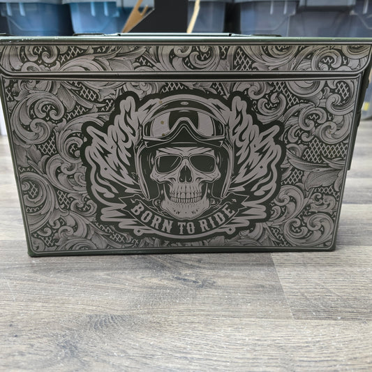 Motorcyle Theme Ammo Can