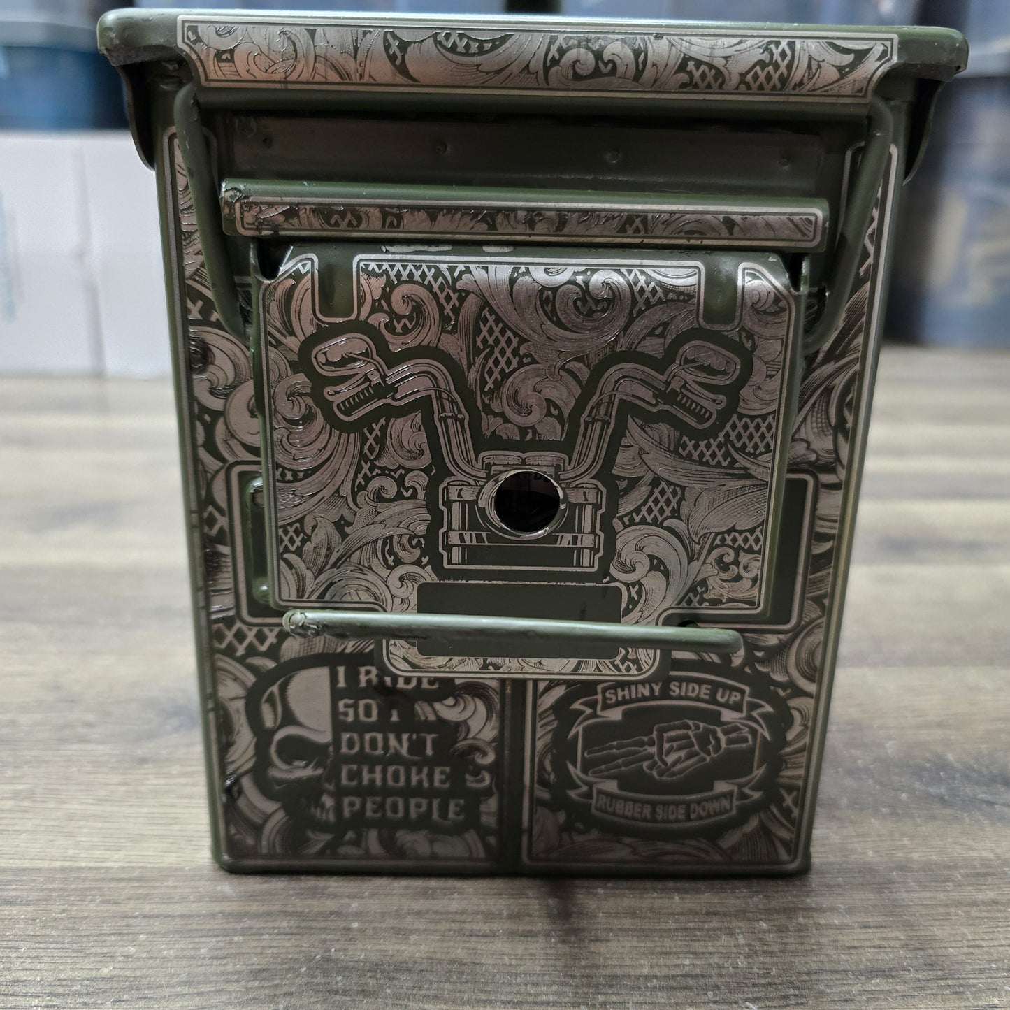 Motorcyle Theme Ammo Can