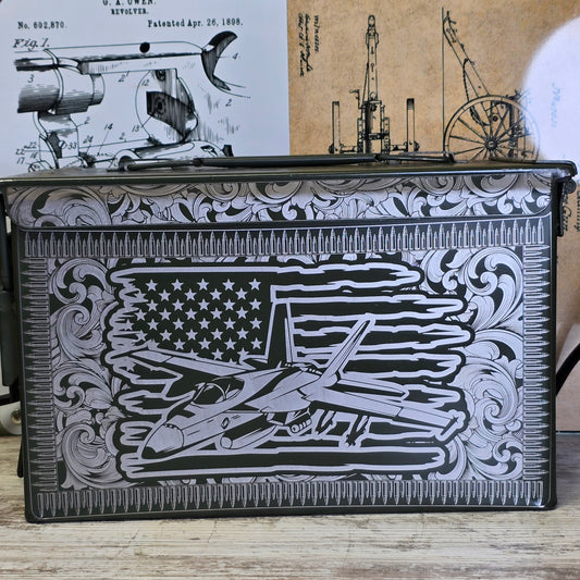 United States Air Force engraved Ammo Can