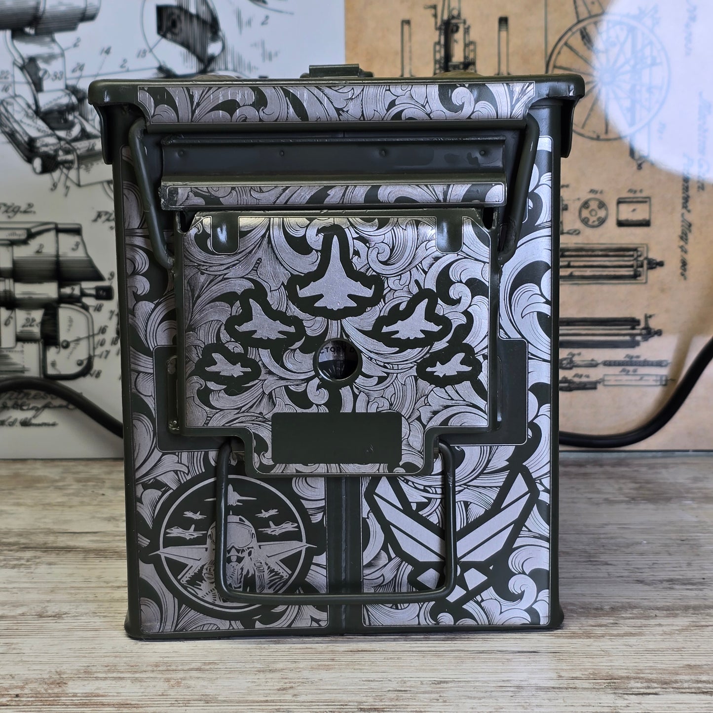 United States Air Force engraved Ammo Can
