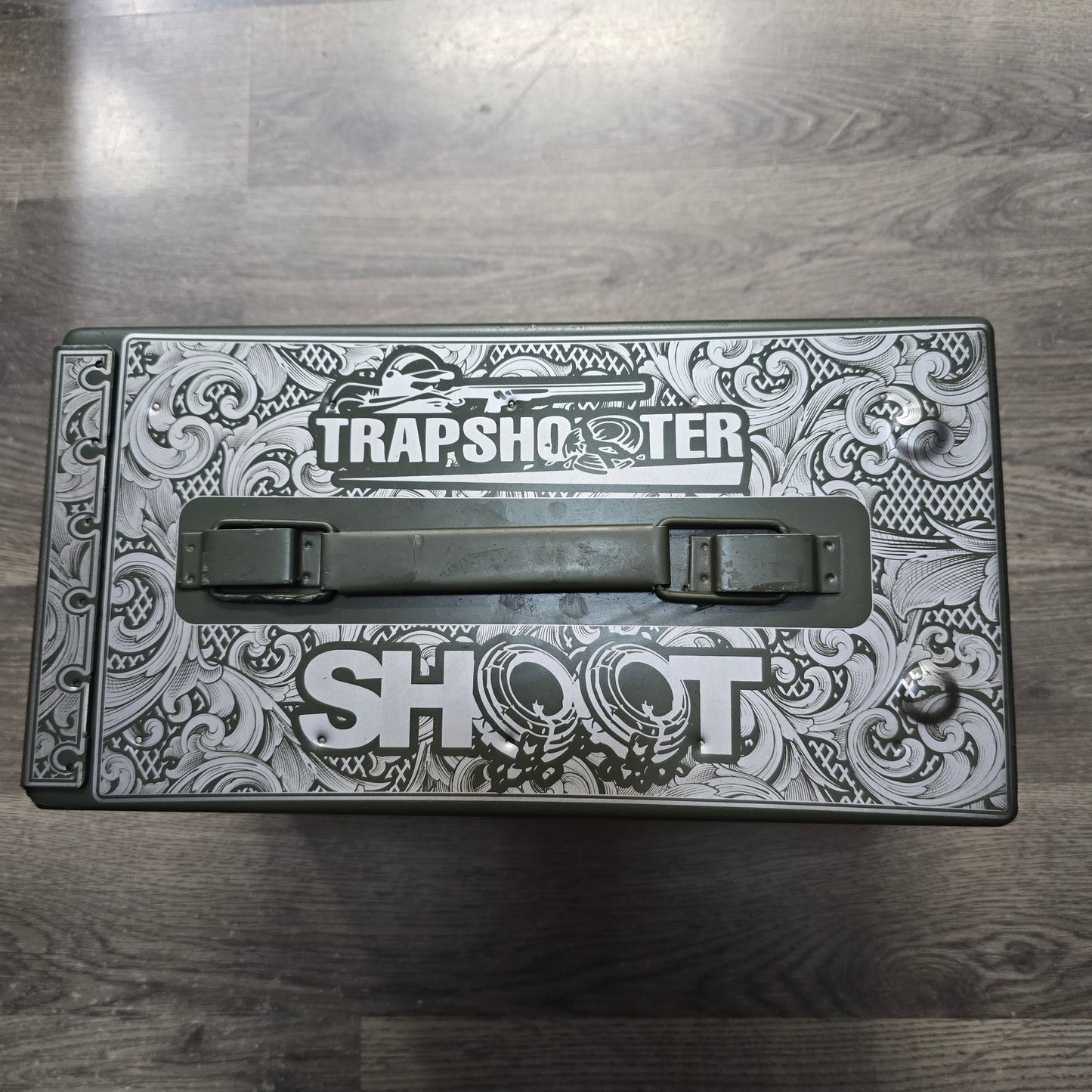 Trap Shooting Engraved Ammo Can