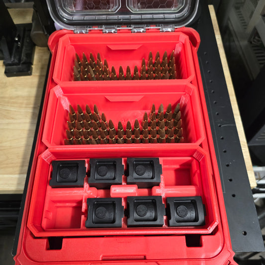 Packout Bullet Inserts for Milwaukee 48-22-8435 box - BUILD YOUR OWN RIFLE CASE