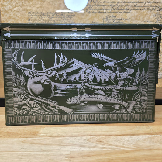 Hunting Theme Ammo Can