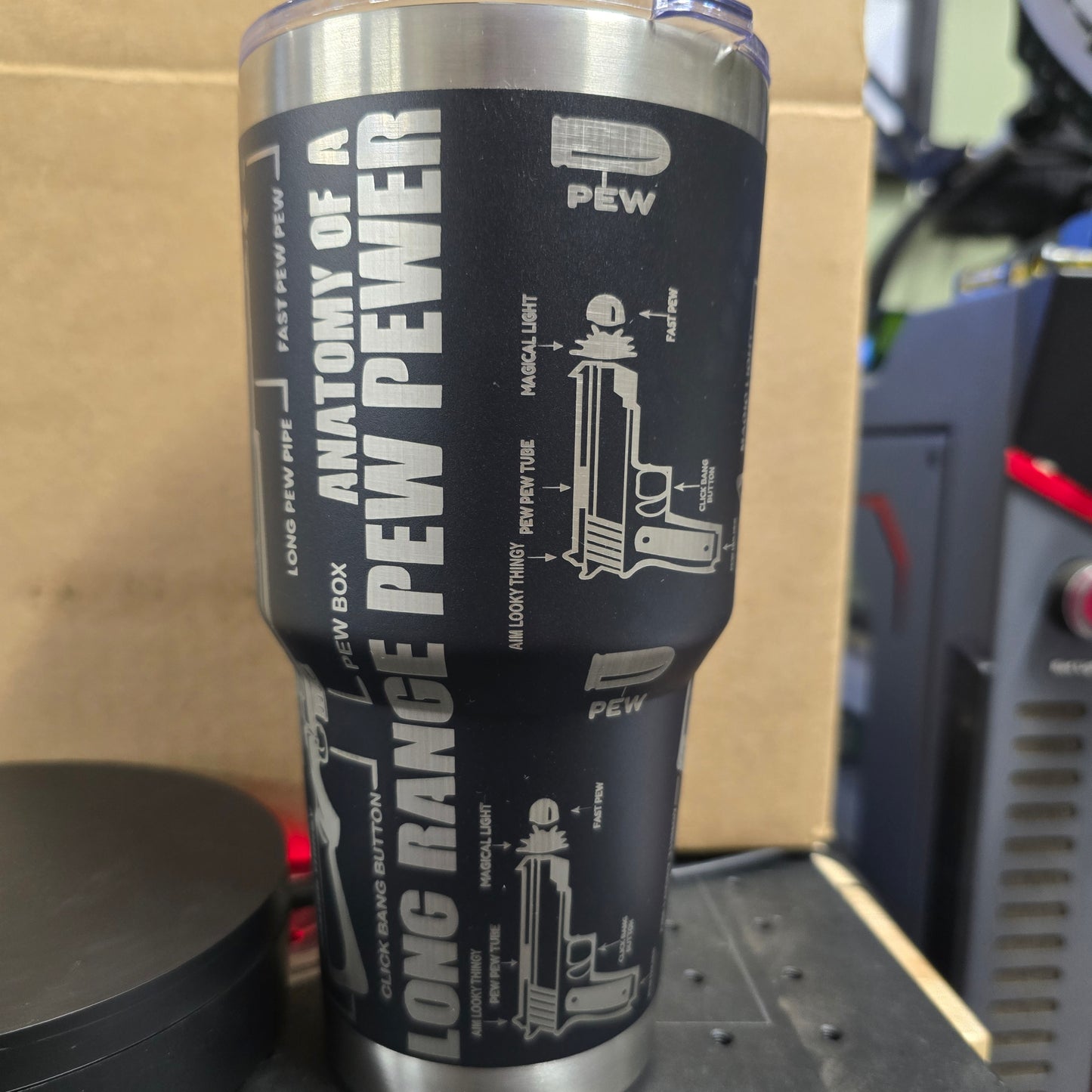 30oz Anatomy of a Pew Tumbler
