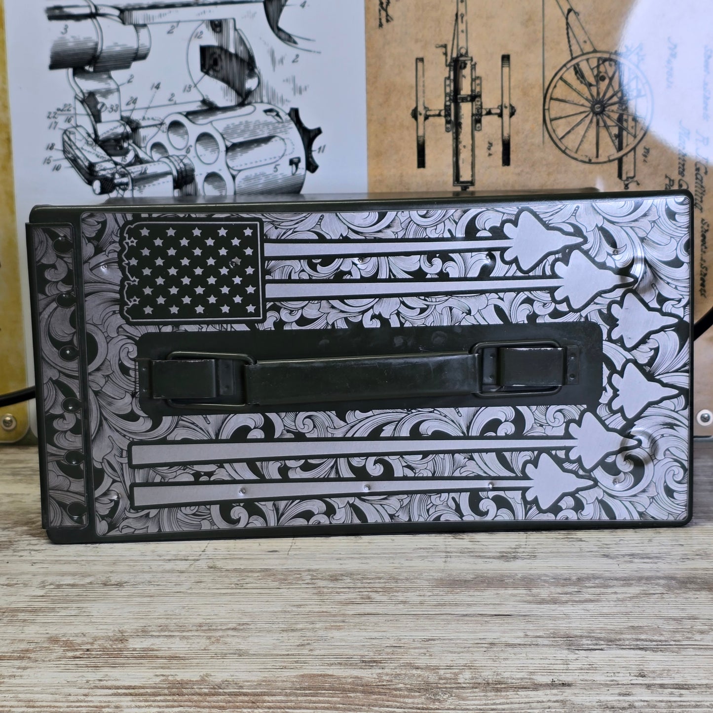 United States Air Force engraved Ammo Can